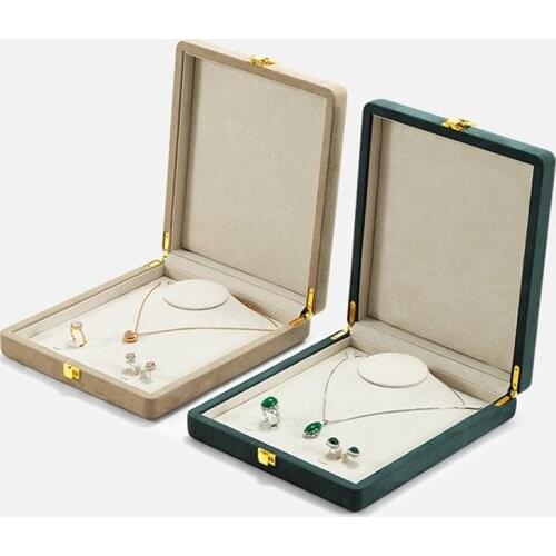 Velet Retro Jewelry Organizers Case Multifunction Ring Earring Pendant Necklace Jewellery Packaging Box For Women
