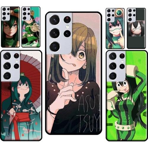 Asui Tsuyu My Hero Academia Phone Cover For Samsung Galaxy S10 S8 S9 S20 Plus Note 10 Note 20 S21 Ultra S20 FE Case