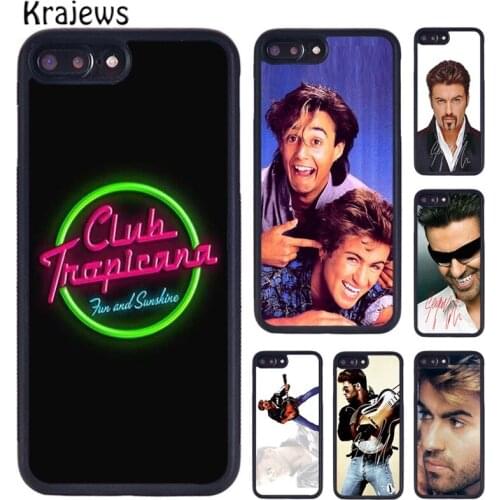 Krajews Club Tropicana Wham George Michael phone Case For iPhone 5 6S 7 8 Plus 11 12 Pro X XR XS Max Samsung Galaxy S7 S8 S9 S10
