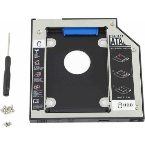 New dedicated 2nd HDD SSD Caddy for Dell M4800 M6800 M6400 M6500 M4700 M6600 Hard Drive Case With bezel