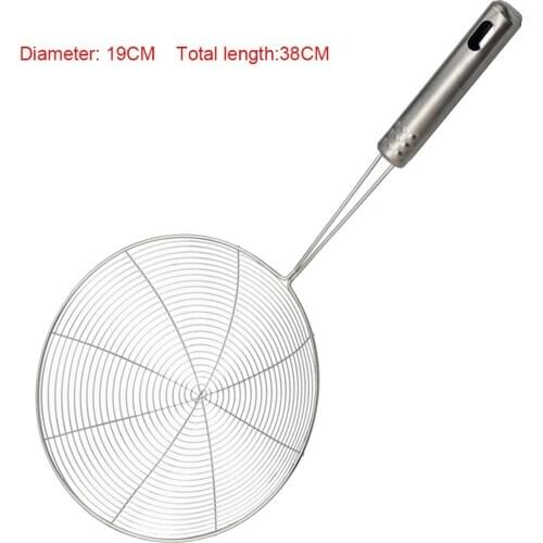 New type solid spider filter colander ladle stainless steel kitchen tool French fries fish frying kitchen utensils durable