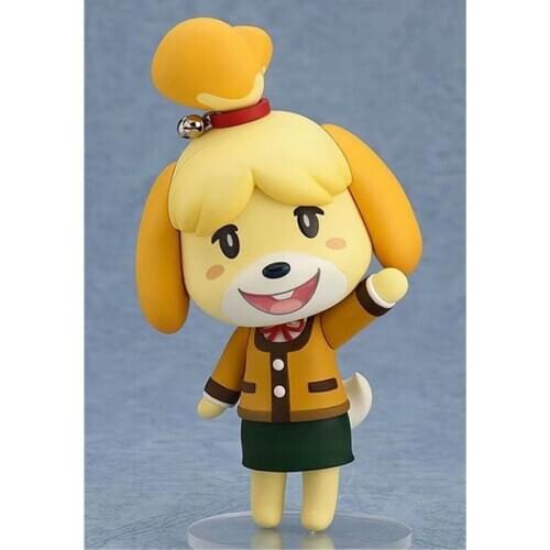 386 Animal Crossing Isabelle PVC Action Figures Q.ver 386# Anime Animal Figurine Toy Diorama Model toy
