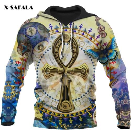 Anubis Egypt Ancient God Eyes Symbol Tattoo 3D All Printed Hoodie Man 7 Women Harajuku Outwear Zipper Pullover Sweatshirt Casual