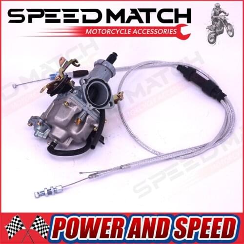 Hight Performance KEIHIN PZ30 30mm Carburetor Power Jet Accelerating Pump +Dual Cable IRBIS For 200cc 250cc Motorcycle Dirt bike