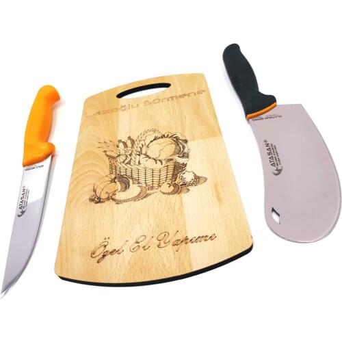 Knife Cleaver Pita Bread Pastry Onion Pizza Cutter Meat Kitchen Knife Set Row Armor