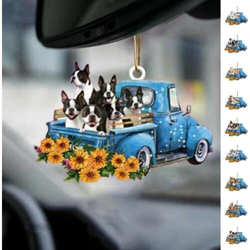 2021 New Dog Car Interior Decoration Dashboard Ornament Funny Decoration Home Fashion Cute Accessories Auto C7V3