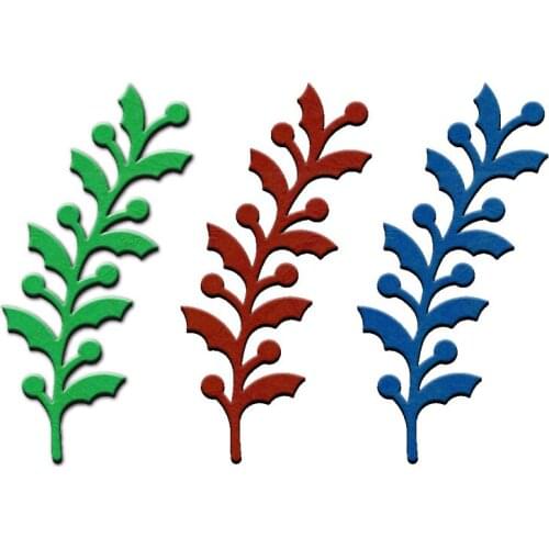 New Leaves Wooden Die Scrapbooking C2720 Cutting Dies Multiple Sizes