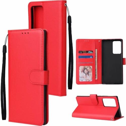 10pcs/lot Solid color Wallet PU Leather +TPU Case For huawei P smart 2020 Y5P Y6P Y7P P40 LITE E Y8P Y8S Photo Frame Card Slots