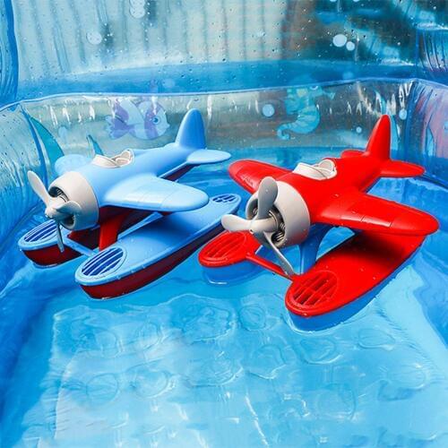Sea Plane Floating Model Baby Bath Toys Kids Pool Swimming Bathtub Funny BathToys For Children Toddle Play Water Game Gifts
