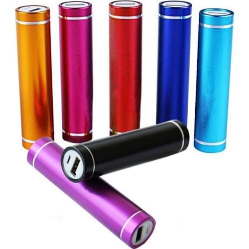 Portable USB Mobile Power Bank Charger Pack Colorful DIY Box Battery Case for 1 x 18650 Battery Case For Lots Phone (No battery)