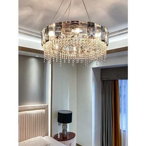 Simple Luxury Chandelier Modern Crystal Chandelier Lighting Creative Living Room Dining Room Bedroom Luminaires Hanging Lamps