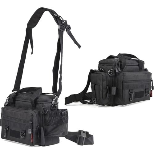 Fish bag light lua bag single-shoulder multi-functional fishing gear bag LUER bait bag fishing gear 15*40*22cm