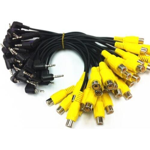 Gps Navigator RCA Female to AV-IN 2.5mm Plug Reversing Adapter Extension Cord Cable