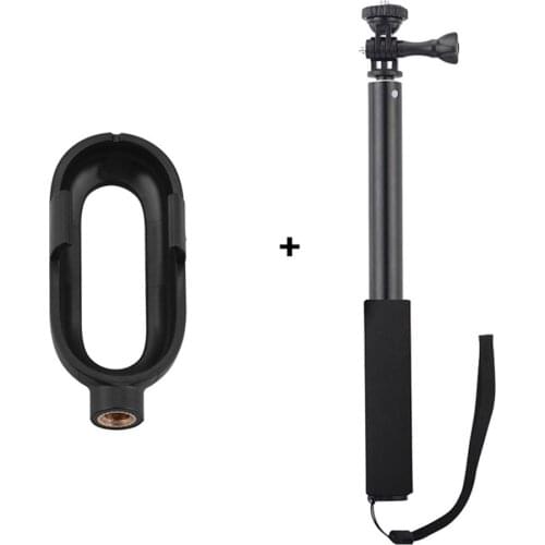 Anti-drop Protective Camera Cage Frame + Selfie Stick Set for Insta 360 Go2 Easy traveling Shooting