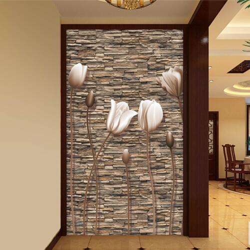 Custom 3D Wallpaper Design Retro Stereo Buds Photo Kitchen Bedroom Living Room Wall Murals Papel De Parede Para Quarto