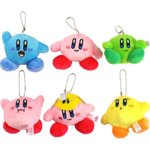 8cm 6styles Plush Toy Doll Bag Small Pendant Plush Keychain Game Character Soft Stuffed Toy Gift for Children