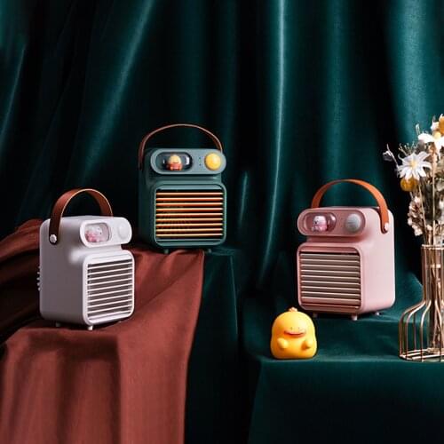 Water Cooling Fans 1PC For Home Office Travel Accessories Adjustable Wind Speed Air Conditioner Mini Desktop Fans