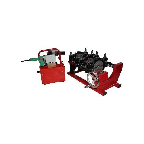MS160-4 Manual Hand Wheel Shake Butt Fusion Thermoplastic Pipe Welder Machine 63 mm - 160 mm