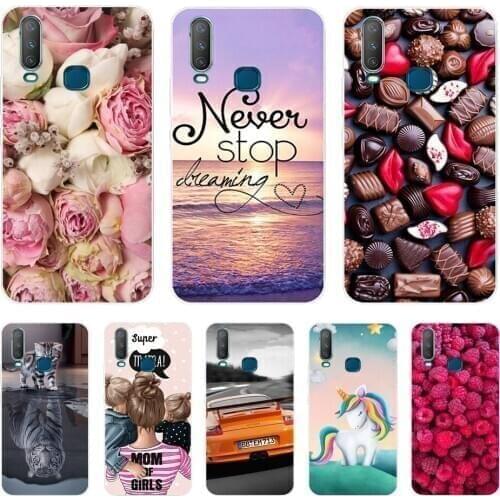 Case For VIVO Y12 Case coque TPU Silicone Soft Cover on For VIVO Y12 Y17 Y 12 15 VIVOY12 copas bumper full 360 Protective fundas