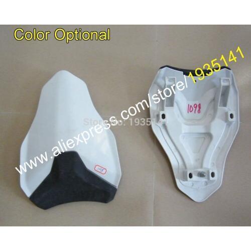 Hot Sales,White Pillion Seat Cover 1098 848 1198 For Ducati Motorcycle ABS Plastic Optional Color Rear Cover Cowl 848 1098 1198
