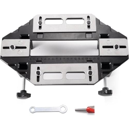 Woodworking Wooden Door Hinge Hole Opener Installation Lock Fixed Drilling Tools Hinge Positioning Slotting Trimming Machine Kit