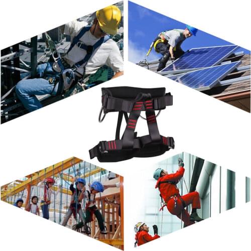 Camping Safety Belt Outdoor Rock Climbing Outdoor Expand Training Half Body Harness Protective Supplies Survival Equipment