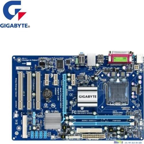 For Gigabyte GA-P41T-ES3G P41T-ES3G Motherboard LGA 775 DDR3 G41 Used Desktop Mainboard SATA2 PCI-E X16 2.0