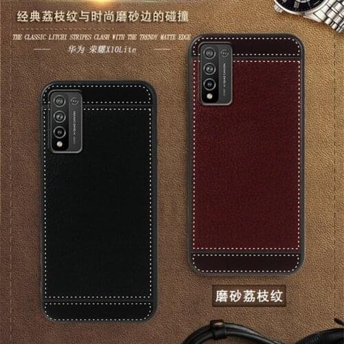 For Honor 10X Lite Case Huawei Honor10XLite Black Red Blue Pink Brown 5 Style Fashion Mobile Phone Cover