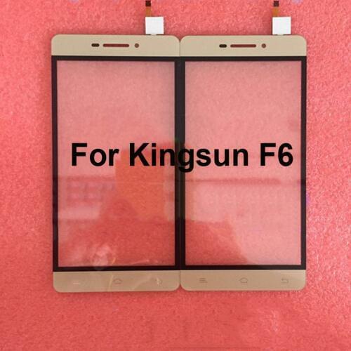 For Kingsun F6 F 6 KingsunF6 Touch Panel Screen Digitizer Glass Sensor Touch With Flex Cable
