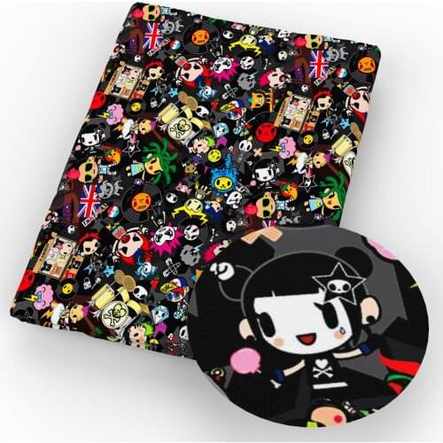 Mixed Size Ghost Car Polyester Cotton Fabric For Tissue Kids Home Textile for Sewing Cartoon Twill Fabric For Quilting,1Yc14078