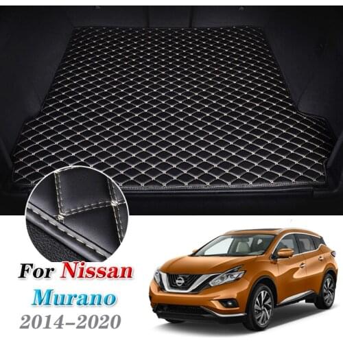 Leather Car Trunk Mat for Nissan Murano Z52 2014-2020 Carpet Tail Cargo Liner Pad Boot Mat 2015 2016 2017 2018 2019 2020