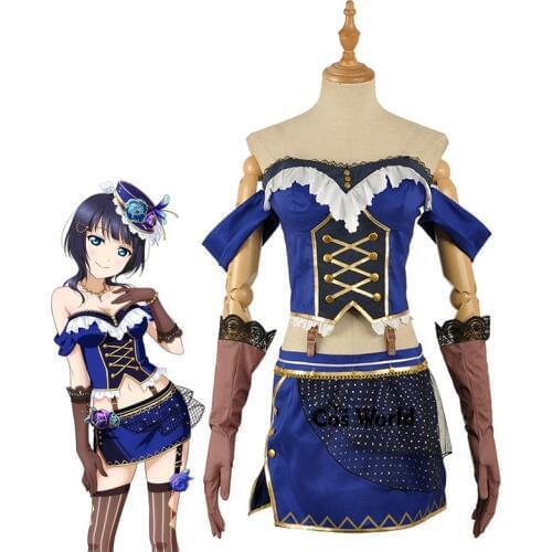 Love Live! Nijigasaki High School Idol Club Asaka Karin Dress Uniform Outfit Anime Cosplay Costumes