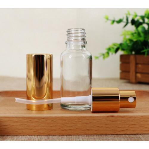 Wholesale 50ml clear glass spray bottle, clear mist sprayer bottle, perfume spray glass bottle LX1082