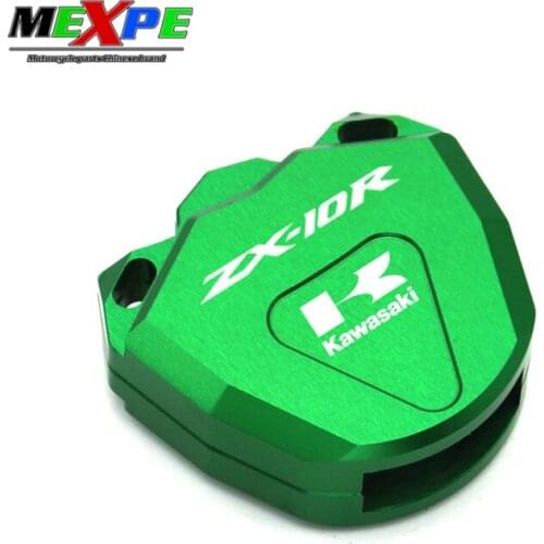 Suitable for Kawasaki motorcycle ZX-10R NINJA CNC aluminum alloy key shell original key decoration zx-10r ZX-10RR 2009-2020