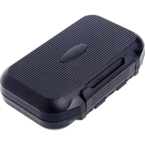 Portable Waterproof Fly Fishing Lure Bait Trout Flies Storage Box Case Container H4GF