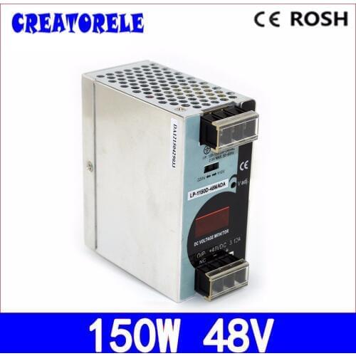 Ac to dc din Rail LP-150-48 150W 48v 3.2A -StrLP light led driver source switching power supply volt