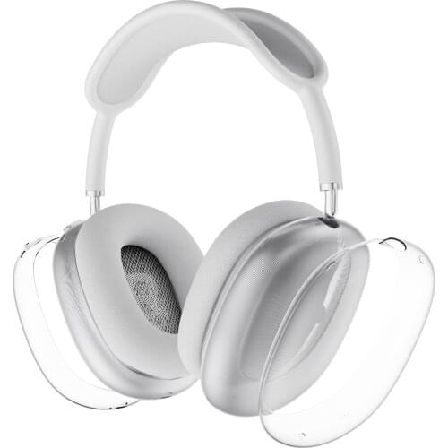 For AirPods Max Transparent Case Protective Cover Headset Skin Cover Anti-Scratch For Apple Headset Transparent Protect Shell