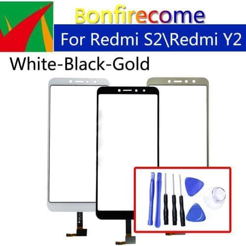 5.99" For Xiaomi Redmi S2 Touch Screen Panel Sensor LCD Display Glass Lens Panel For Redmi Y2 Digitizer Replacement Parts