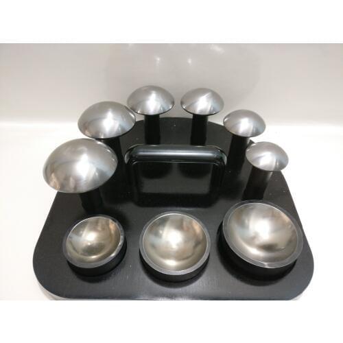 Dapping Block Solid Steel Punches Metal Bead Jewelry Sculpture Forming