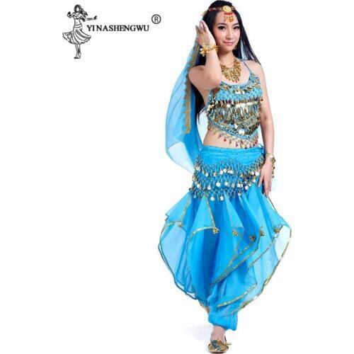 Belly Dance Set Belly Dance Costumes Hot Sale Pants Women Bollywood Indian Egyptian Belly Dress Dance Plus Size for adults
