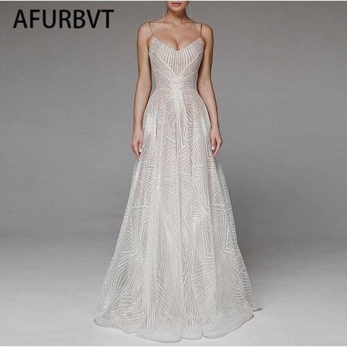 2021 A-Line White Long Evening Dresses Party Elegant Sexy Deep V Neck Vestidos De Festa Prom Gowns for Women