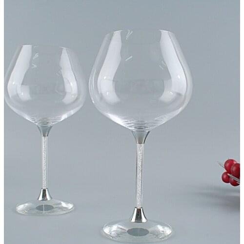 1PC Promotional Discount Crystal Wijn Glas Cups For Wedding Tulip Shape Wedding Red Wine Glasses Copo De Vidro Wine Cup