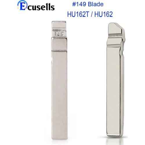 10pcs X HU162T/HU162 MQB Uncut Blank Blade Remote Flip Folding Car Key Blade for VW Golf 7 Sportsvan Auto Accessories 149