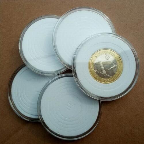 100Set/lots (20pcs/box/set) Clear Coin Capsules Caps Transparent Coincapsules For Coins Protective box