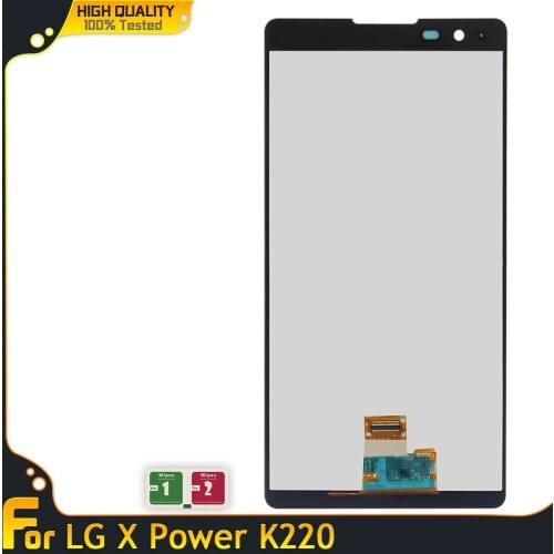 100% Tested New LCD Display For LG X Power K220 LCD Touch Screen Digitizer Assembly Replacement Parts With/No Frame