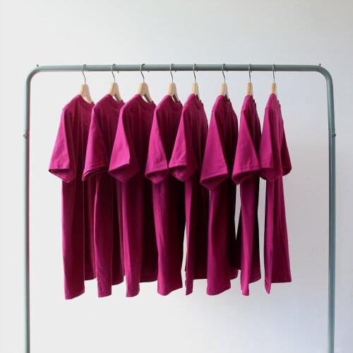 2021 Summer Cotton T Shirts O-Neck Loose Style Women Mens Short Sleeve Plus Size T Shirt 210G Tops For Couples Summer Tees