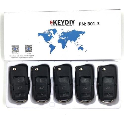 5pcs KEYDIY KD900 B Series Remote Control KD B01-3 Key for KD900+ Key Programmer URG200 Machine