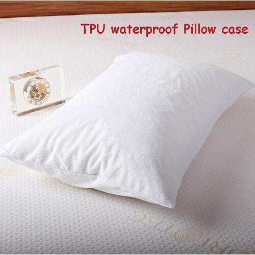 50*70cm Sleeping Pillow Case Multicolor Optional Pillow Cover Waterproof Breathable Bedding Pillow Cases for Home Hotel Inn