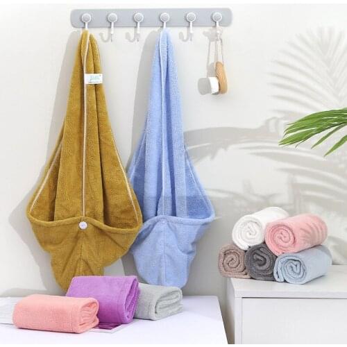 Hair Towel Shower Cap Magic Microfiber Hair Quick Drying Dryer Towel Bath Wrap Cap Quick Hat Turban Dry Shower Cap Hair Bonnet