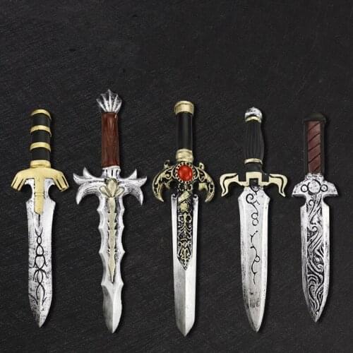 Film And Television Stage Animation Model Props Pu/polyurethane Soft Rubber Sword Halloween Simulation Dagger